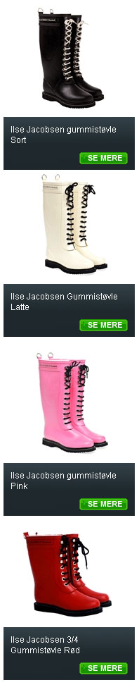 ledningsfri knap Udsigt Ilse Jacobsen gummistøvler - Spar penge på at handle til online priser